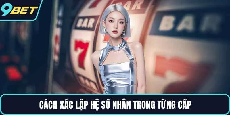 Cách xác lập hệ số nhân trong từng cấp